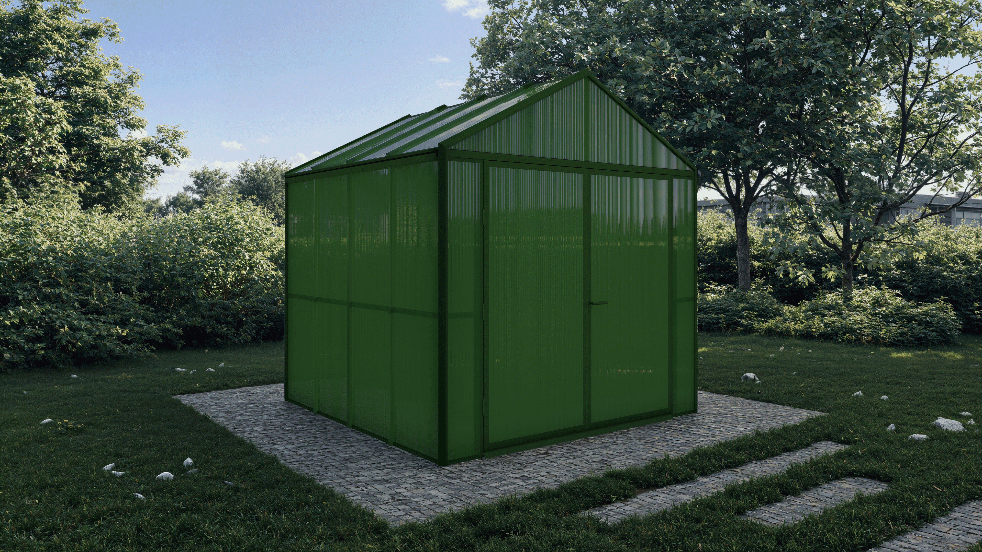 DOMER Oasis Shed (Green)