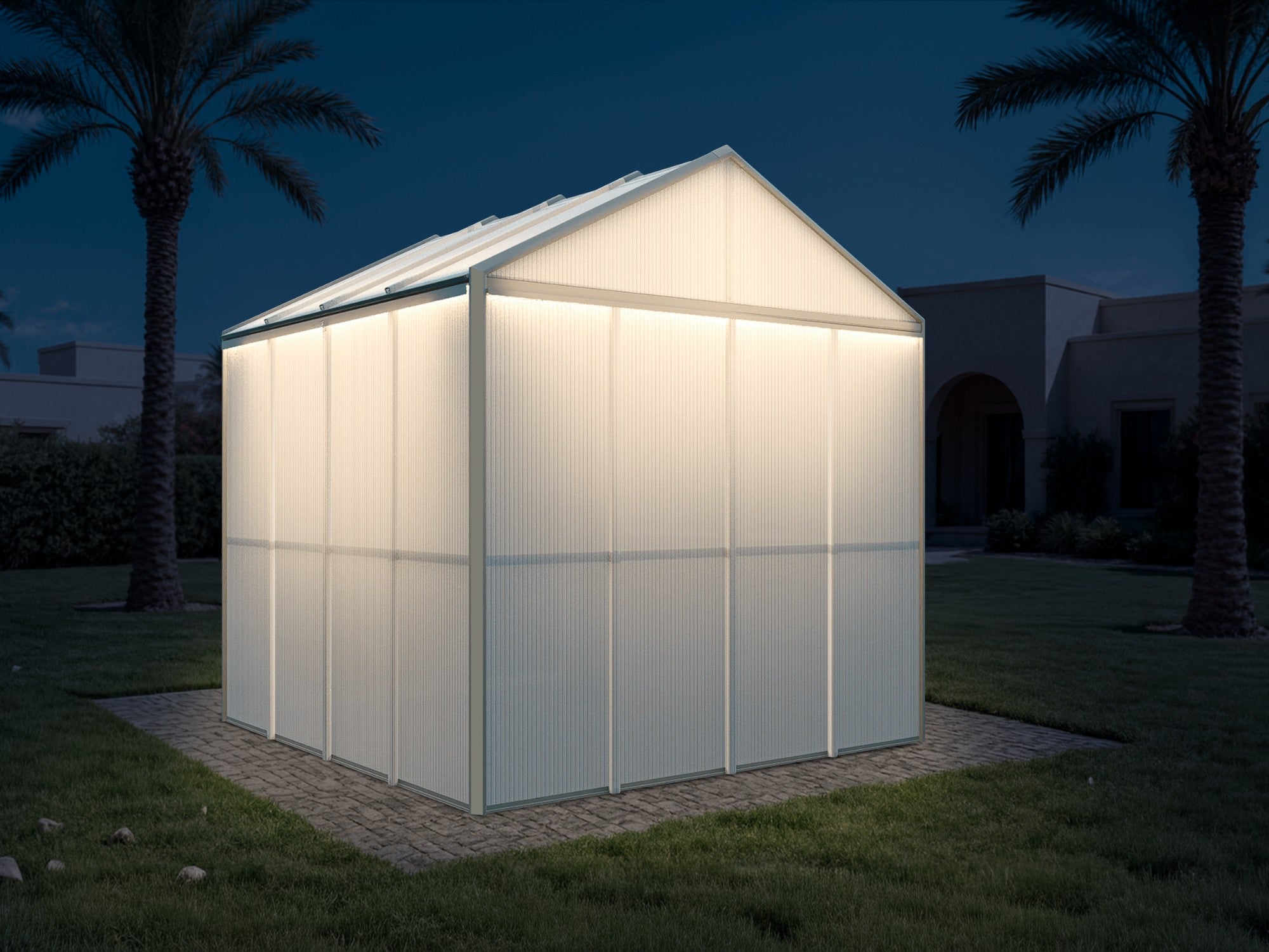 DOMER Arctic Shed (White)