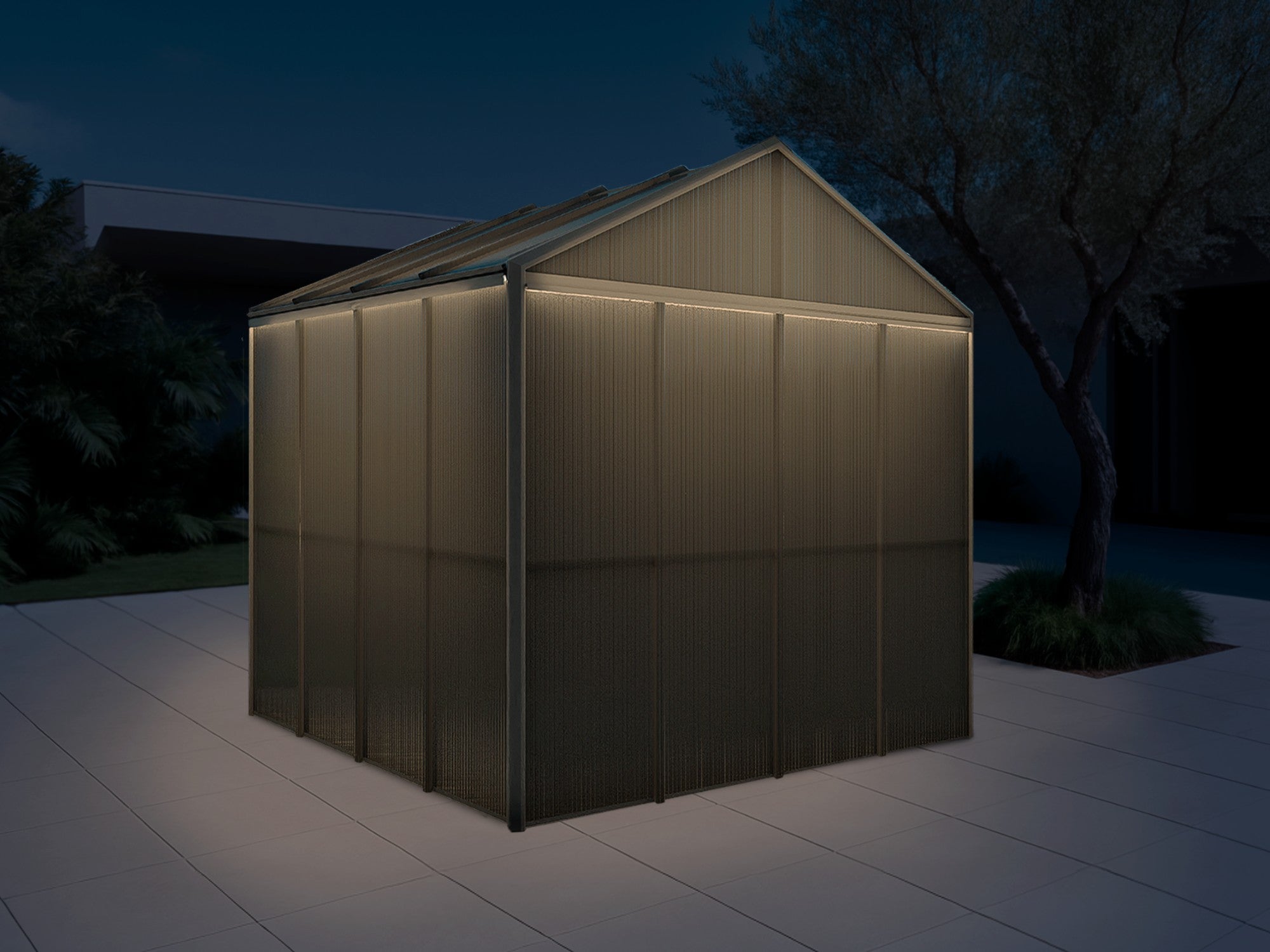 DOMER Charcoal Shed (Black)