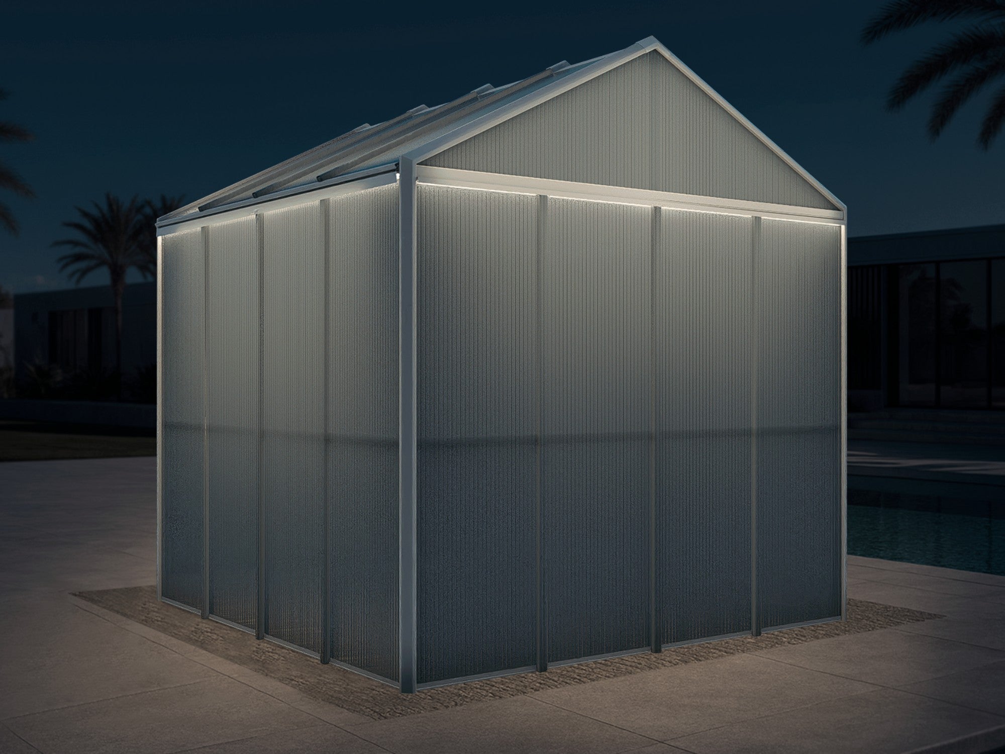 DOMER Slate Shed (Blue-Grey)