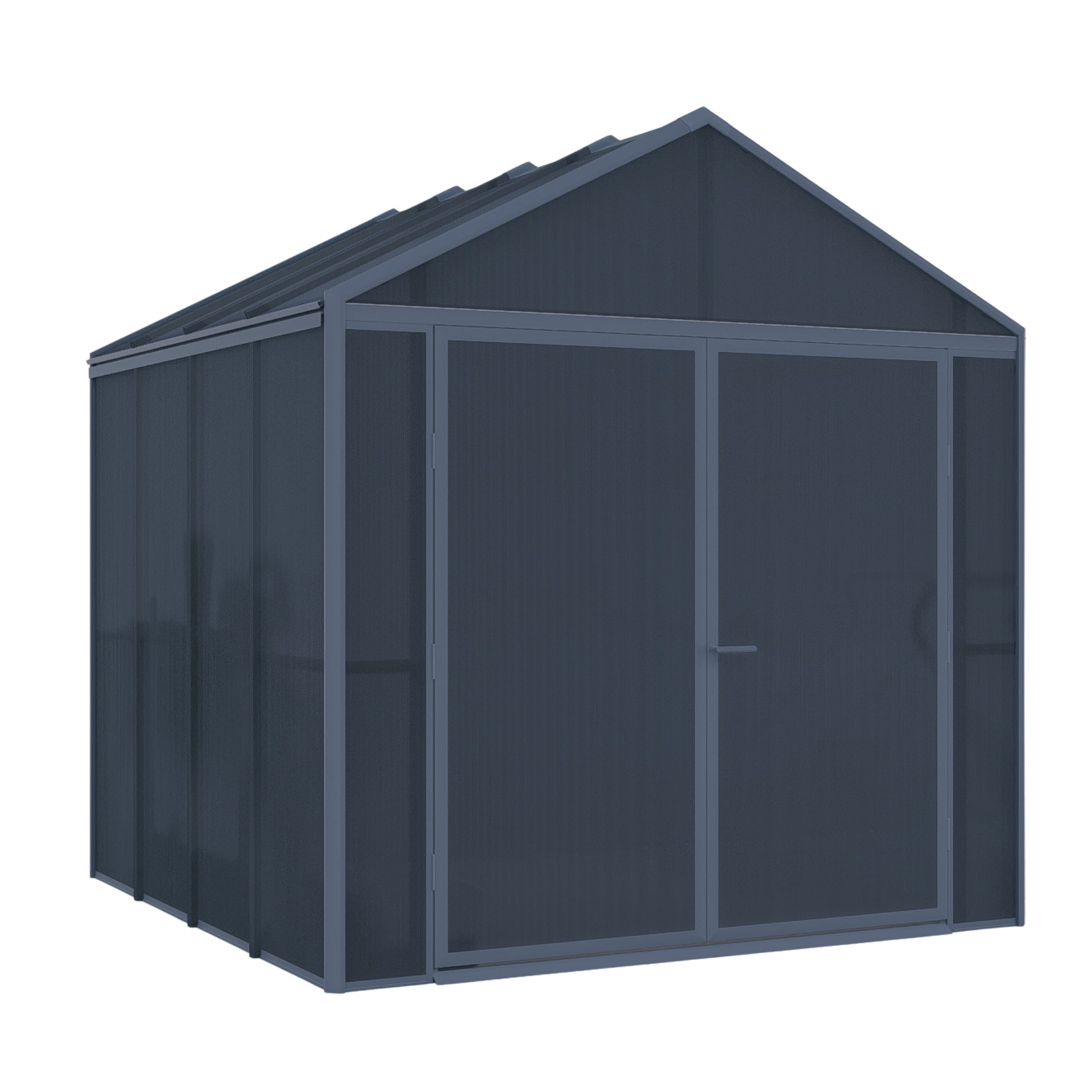 DOMER Slate Shed (Blue-Grey)
