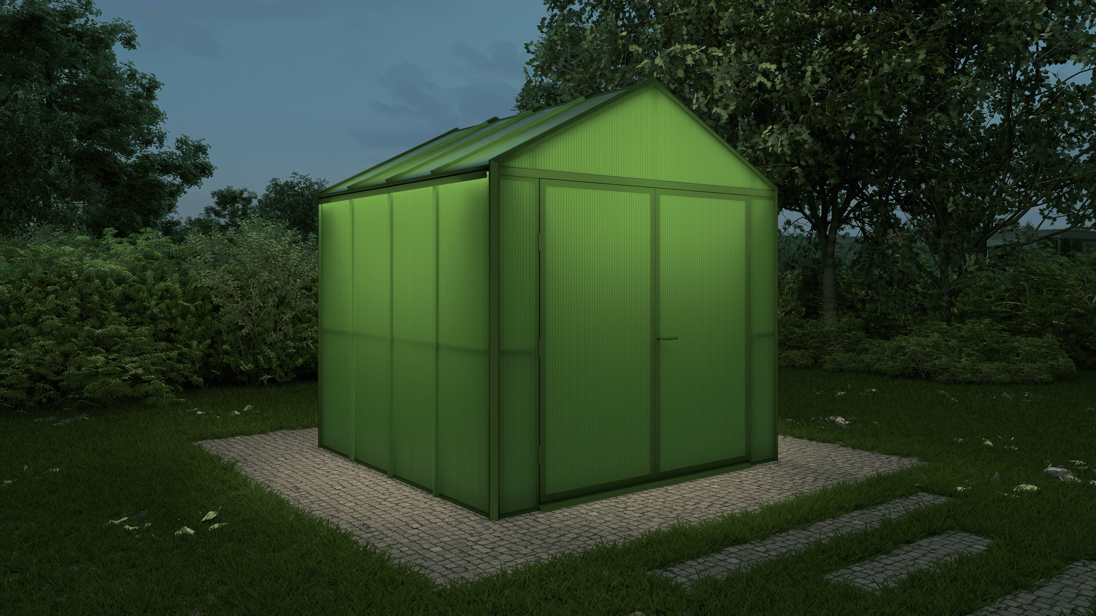 DOMER Oasis Shed (Green)