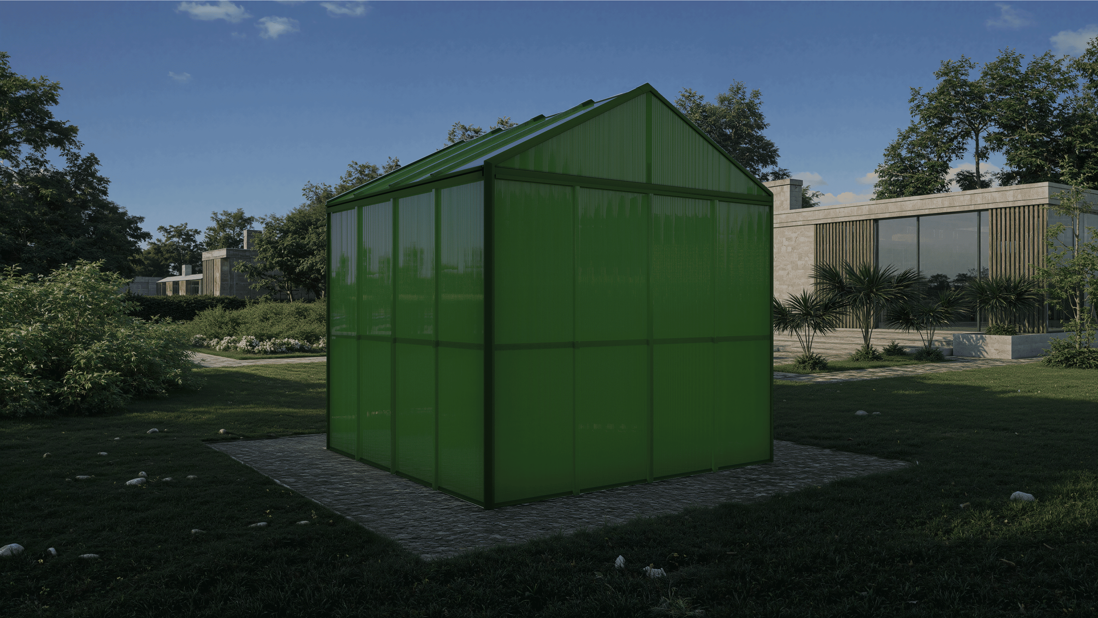 DOMER Oasis Shed (Green)