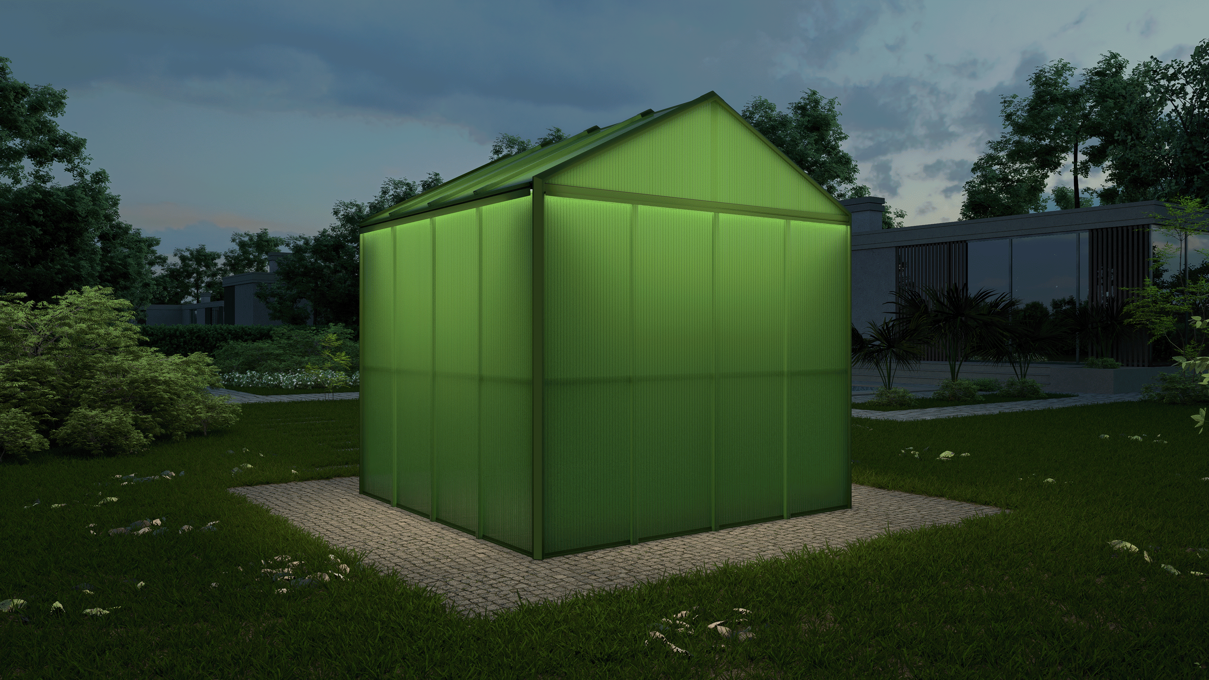 DOMER Oasis Shed (Green)