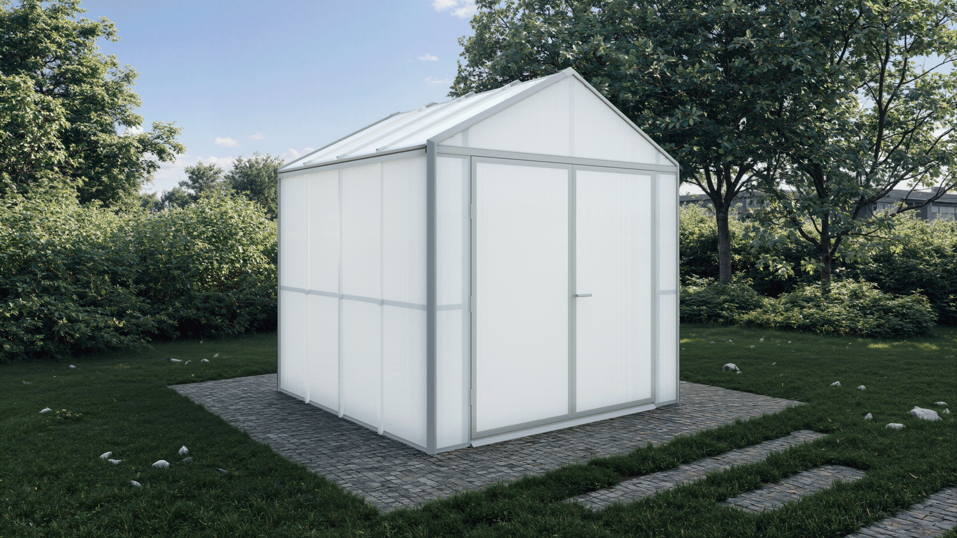 DOMER Arctic Shed (White)